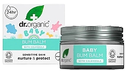 Balsam do ciała dla dzieci z nagietkiem - Dr. Organic Baby Bum Balm Calendula — Zdjęcie N1