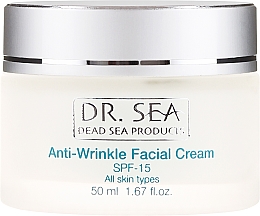 Przeciwzmarszczkowy krem do twarzy SPF 15 - Dr Sea Anti-Wrinkle Facial Cream — Zdjęcie N2