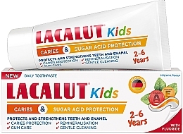 Pasta do zębów dla dzieci Anticaries & Sugar Acid Protection - Lacalut Kids — Zdjęcie N3