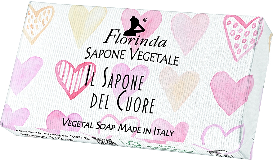 Mydło naturalne, różne serduszka - Florinda Vegetal Soap  — Zdjęcie N1
