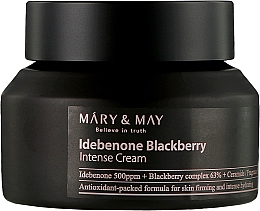 Intensywny krem do twarzy - Mary & May Idebenone Blackberry Complex Intense Cream — Zdjęcie N1