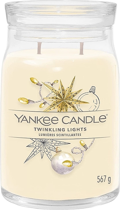 Świeca zapachowa w słoiczku Twinkling Lights, 2 knoty - Yankee Candle Singnature — Zdjęcie N2