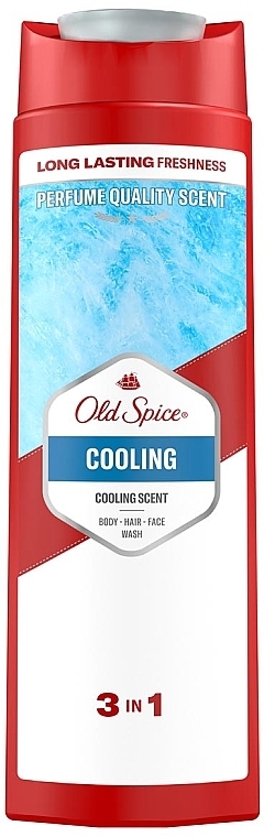 Szampon + żel pod prysznic 2 w 1 - Old Spice Hair&Body Cooling