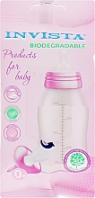 Kup Nawilżane chusteczki dla niemowląt, 15 szt. w różowym opakowaniu - Invista Products For Baby Biodegradable