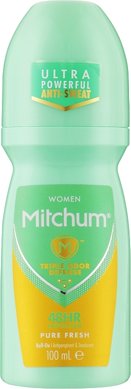 Antyperspirant w kulce - Mitchum Pure Fresh Roll-On Anti-Perspirant and Deodorant — Zdjęcie N1