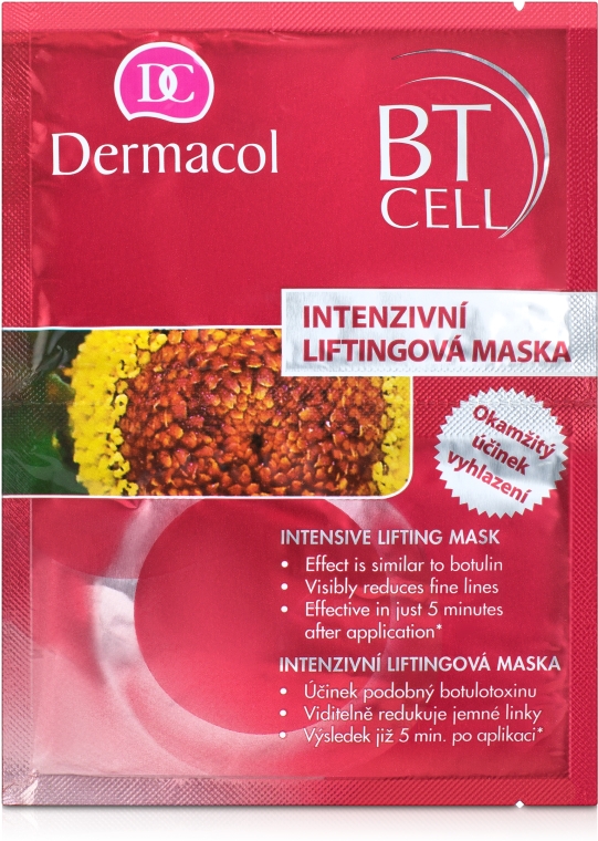 Intensywna maska ściągająca - Dermacol BT Cell Intensive Lifting Mask — Zdjęcie N1