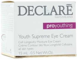 Kup Odmładzający krem pod oczy - Declare Pro Youthing Youth Supreme Eye Cream
