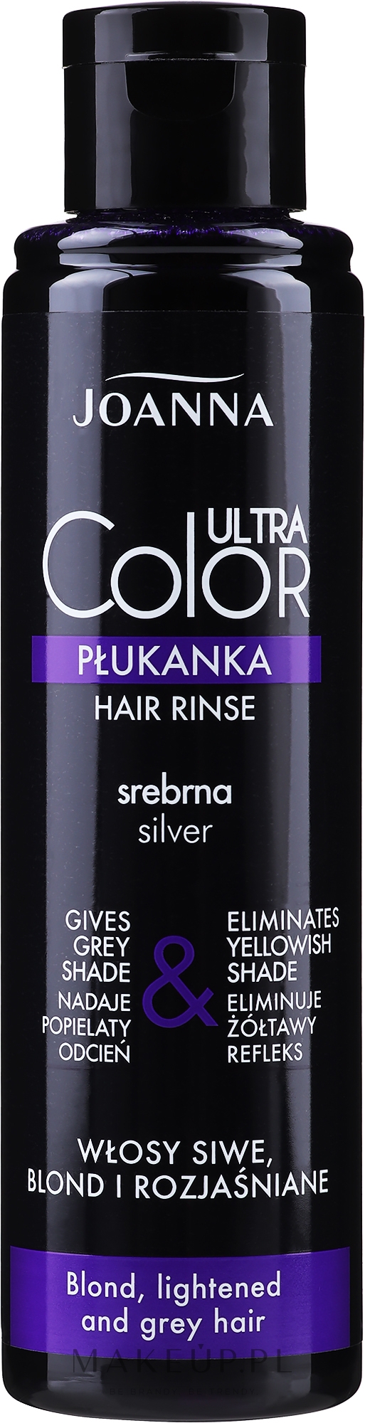Srebrna płukanka do włosów - Joanna Ultra Color System — Zdjęcie 150 ml