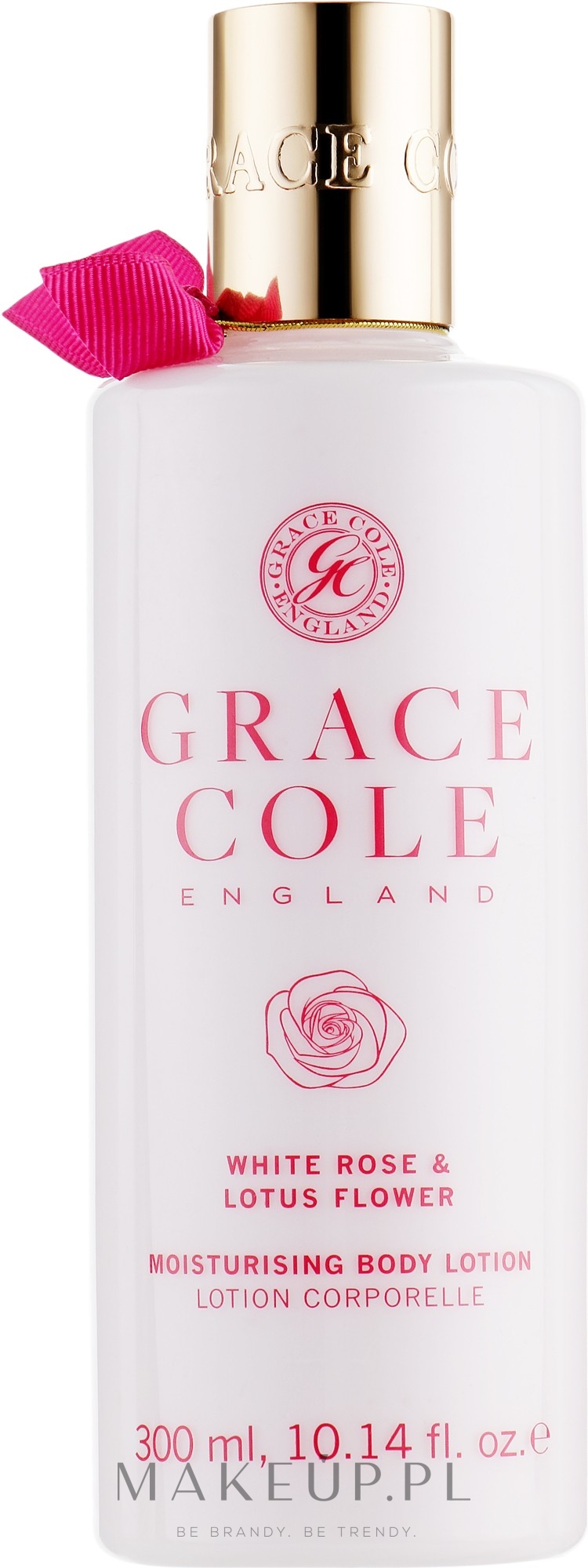 Nawilżający balsam do ciała Biała róża i kwiat lotosu - Grace Cole White Rose & Lotus Flower Body Lotion — Zdjęcie 300 ml
