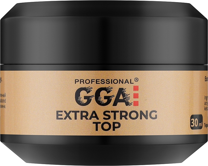 Top coat utwardzający - GGA Professional Extra Strong Top — Zdjęcie N2