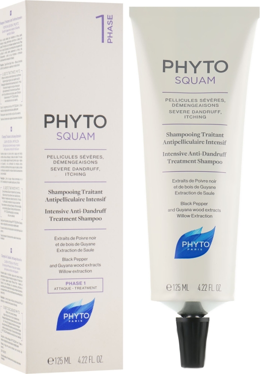 Intensywny szampon przeciwłupieżowy do włosów - Phyto Phytosquam Intensive Anti-Dandruff Treatment Shampoo — Zdjęcie N2