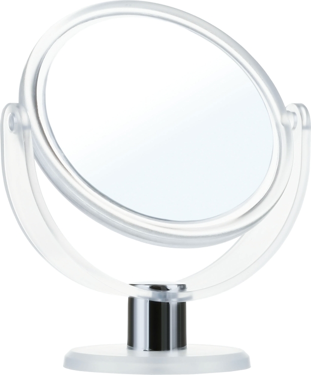 Dwustronne lusterko stojące, 9275, 12 cm, białe - Donegal Mirror — Zdjęcie N1