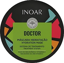 Maska do włosów z olejem lnianym i witaminą E - Inoar Doktor Hydration Mask — Zdjęcie N2