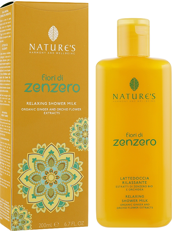 Relaksujący żel pod prysznic - Nature's Fiori di Zenzero Relaxing Shower Milk
