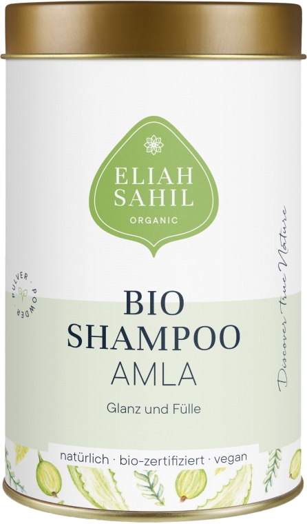 Organiczny szampon w proszku, włosy delikatne i normalne - Eliah Sahil Organic Shampoo — Zdjęcie N1