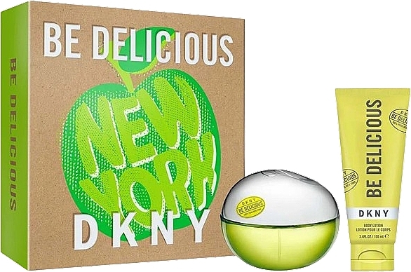 DKNY Be Delicious - Zestaw (edp/100 ml + b/lot/100 ml)  — Zdjęcie N1