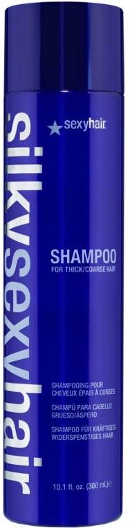Szampon dla grubych włosów - SexyHair SilkySexyHair Shampoo For Thick/Coarse Hair