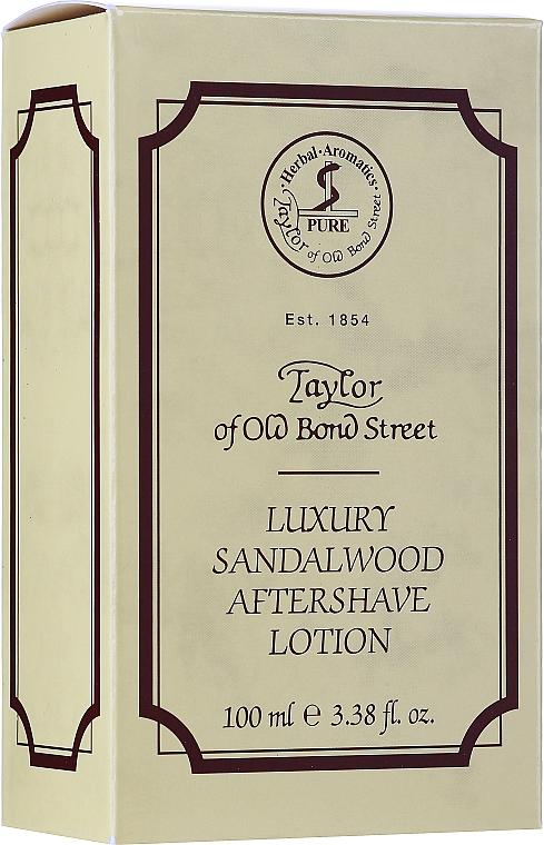 Taylor Of Old Bond Street Sandalwood Aftershave Lotion Alcohol-Based - Lotion po goleniu — Zdjęcie N2