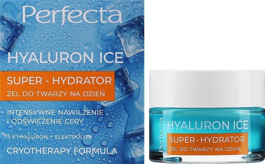 Żel do twarzy na dzień - Perfecta Hyaluron Ice — Zdjęcie N3