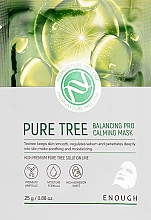 Kup Maseczka tkankowa do twarzy z wyciągiem z drzewa herbacianego - Enough Pure Tree Balancing Pro Calming Mask