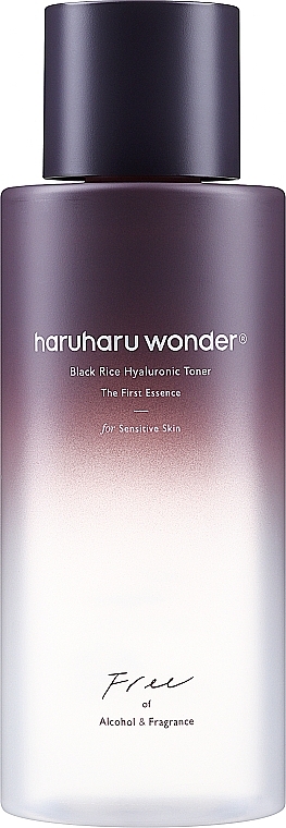 Tonik do twarzy - Haruharu Wonder Black Rice Hyaluronic Toner Free