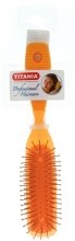 Kup Klasyczna owalna szczotka do masażu, 7 rzędowa, pomarańczowa - Titania