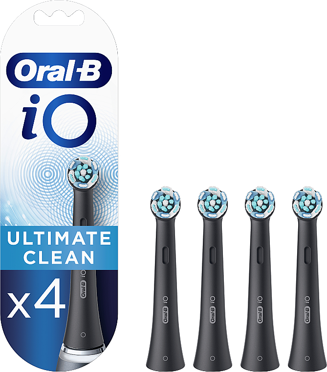 Nasadki do szczoteczki elektrycznej do zębów, czarne, 4 szt. - Oral-B iO Ultimate Clean — Zdjęcie N13