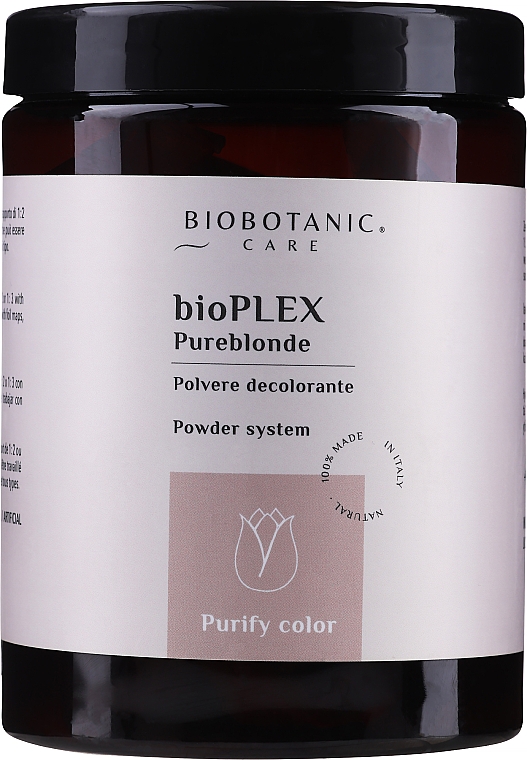 Rozjaśniający puder bezpyłowy do włosów - BioBotanic bioPLEX pureBlonde — Zdjęcie N1