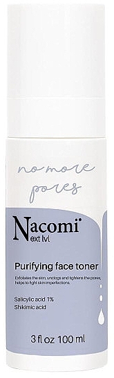 Tonik oczyszczający pory - Nacomi Next Level Purifying Face Toner — Zdjęcie N1