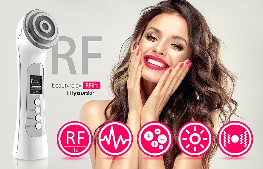 Urządzenie do pielęgnacji twarzy o działaniu przeciwzmarszczkowym - Beauty Relax RFlift — Zdjęcie N4