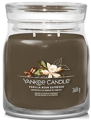 Świeca zapachowa w słoiku Vanilla Bean Espresso, 2 knoty - Yankee Candle Singnature  — Zdjęcie N1