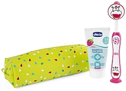 Kup Zestaw do pielęgnacji jamy ustnej dla dzieci 3+ - Chicco (toothpaste/50ml + toothbrush/1pc + acc/1pc)