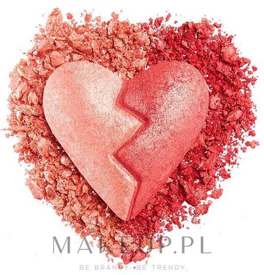 Róż do policzków - I Heart Revolution Heartbreakers Shimmer Blush  — Zdjęcie Strong