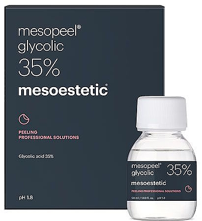 Powierzchowny peeling glikolowy 35% - Mesoestetic Mesopeel Glycolic 35% — Zdjęcie N1