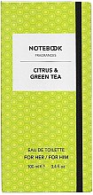Notebook Fragrances Citrus & Green Tea - Woda toaletowa — Zdjęcie N2
