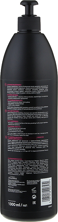 Wygładzający szampon do włosów suchych i zniszczonych Jedwab - Joanna Professional — Zdjęcie N5