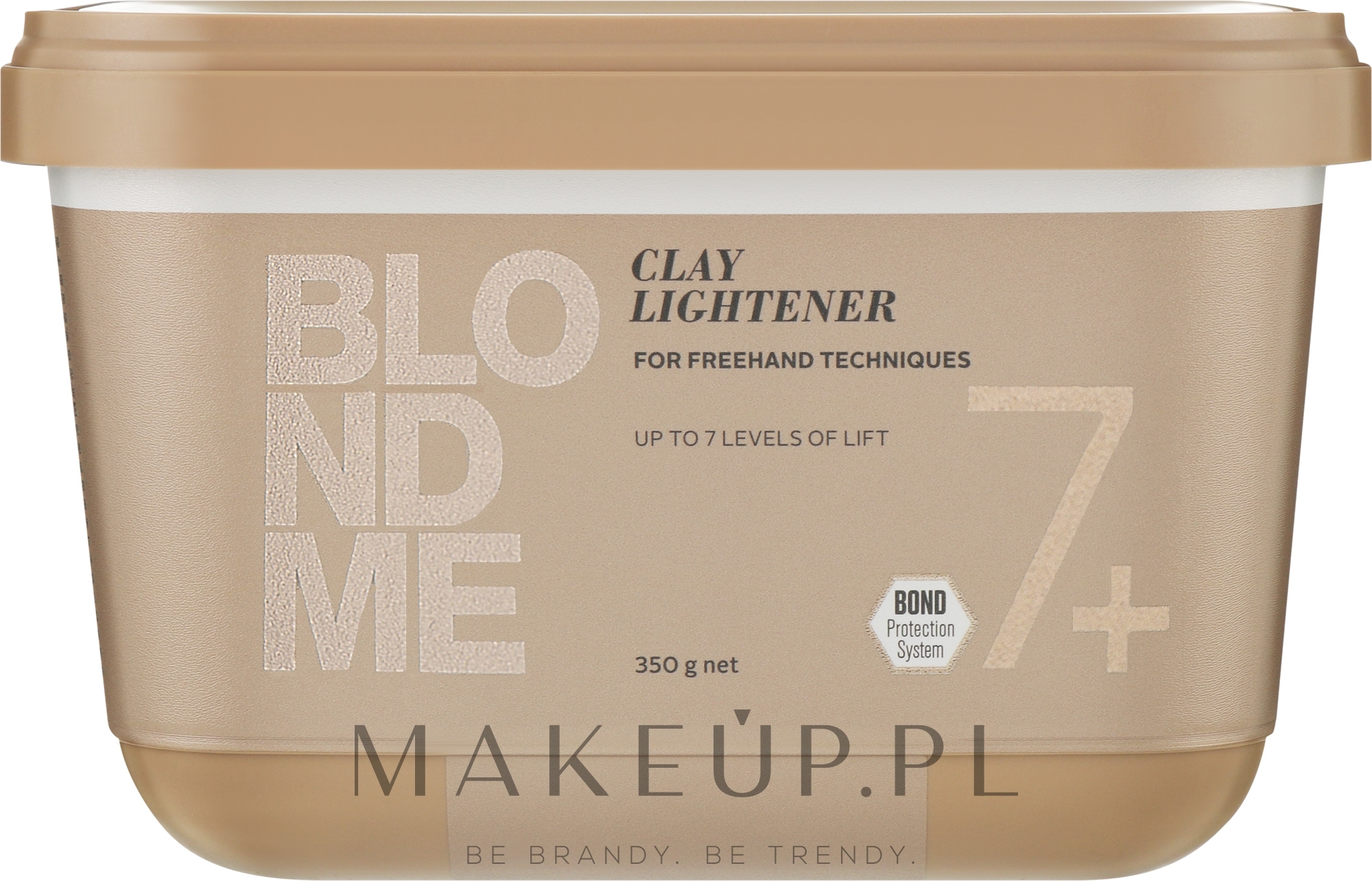 Rozjaśniająca glinka do włosów - Schwarzkopf Professional BlondMe Bond Enforcing Clay Lightener 7+ — Zdjęcie 350 g