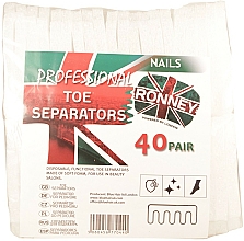 Kup Separatory do pedicure, 80 szt. - Ronney Professional Toe Separators 