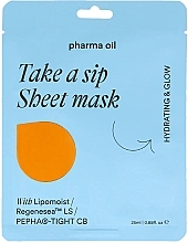 Kup Nawilżająca maska w płachcie na twarz - Pharma Oil Take A Sip Sheet Mask