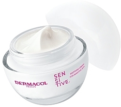 Łagodzący krem do twarzy z wysoką ochroną SPF 50 - Dermacol Sensitive Soothing Cream — Zdjęcie N2