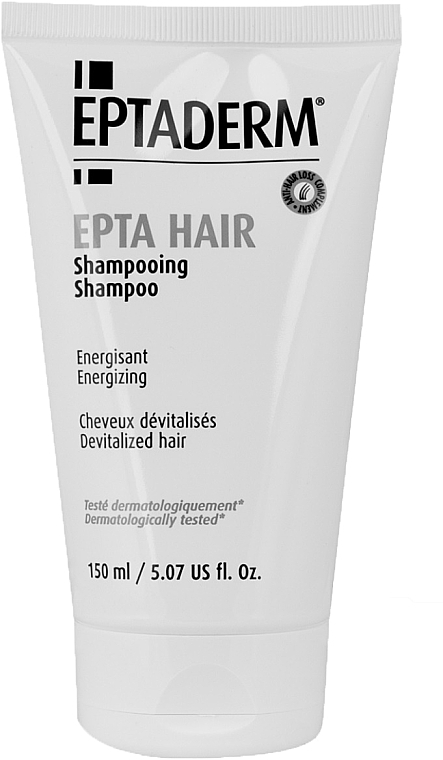 Energetyzujący szampon zapobiegający wypadaniu włosów - Eptaderm Epta Hair Shampoo — Zdjęcie N1