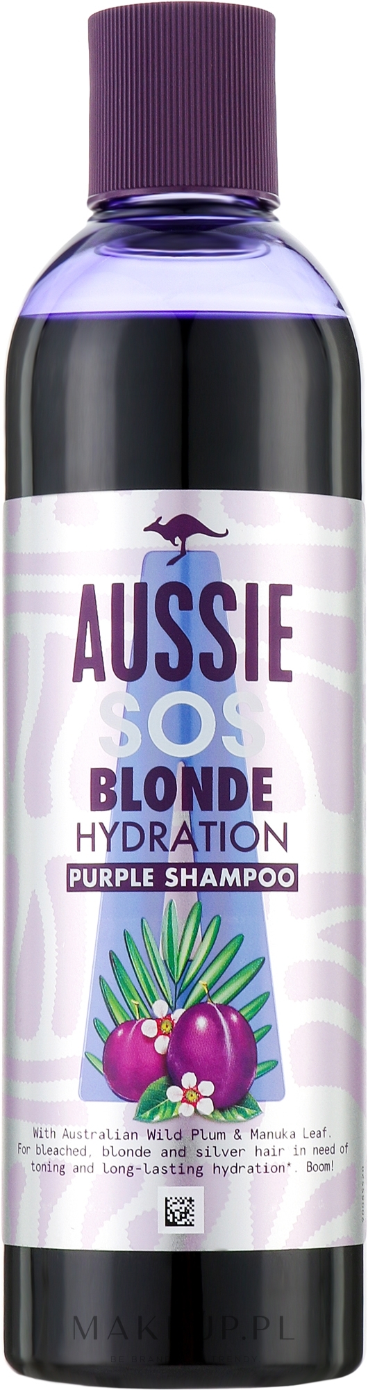 Szampon do włosów blond - Aussie Blonde Hydration Purple Shampoo — Zdjęcie 290 ml