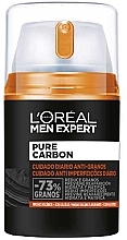 Kup Nawilżający krem przeciw niedoskonałościom twarzy - L'Oreal Paris Daily Anti-pimple Care Pure Carbon Men Expert 