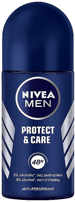 Antyperspirant w kulce dla mężczyzn - NIVEA MEN 48H Protect & Care Anti-Perspirant Roll-On — Zdjęcie N1
