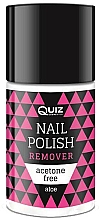 Kup Zmywacz do paznokci bez acetonu - Quiz Cosmetics Acetone Free Nail Polish Remover With Aloe Extract