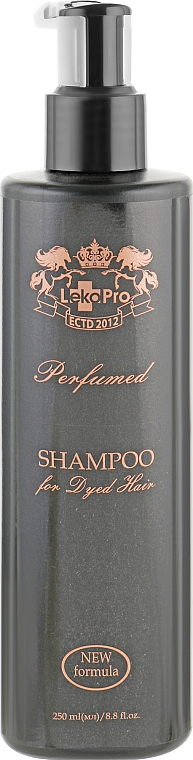 Perfumowany szampon do włosów farbowanych - LekoPro Perfumed Shampoo For Dyed Hair — Zdjęcie N2