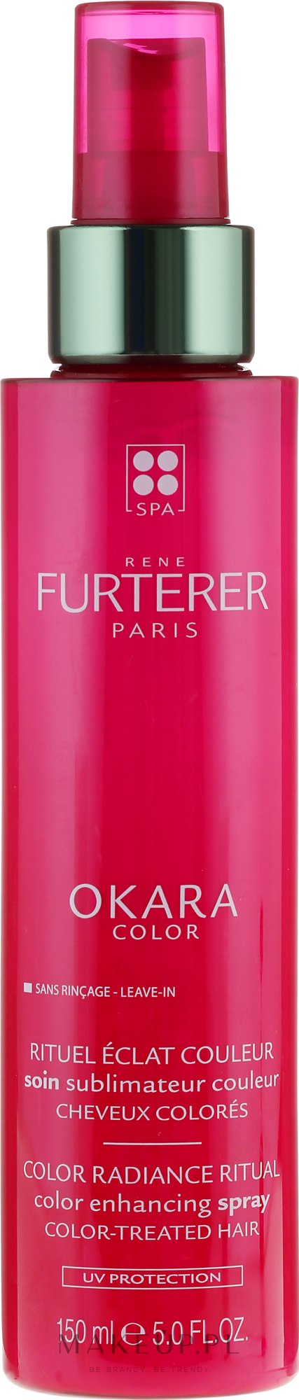 Odżywka w sprayu bez spłukiwania do włosów farbowanych - Rene Furterer Okara Color Spray Sans Rincage — Zdjęcie 150 ml