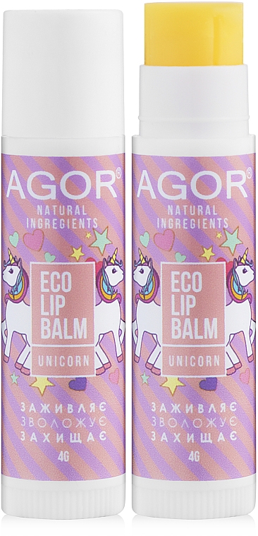 Pomadka - Agor Unicorn Eco Lip Balm — Zdjęcie N1
