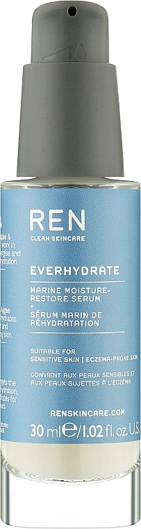 Serum do twarzy - Ren Everhydrate Marine Moisture-Restore Serum — Zdjęcie N1