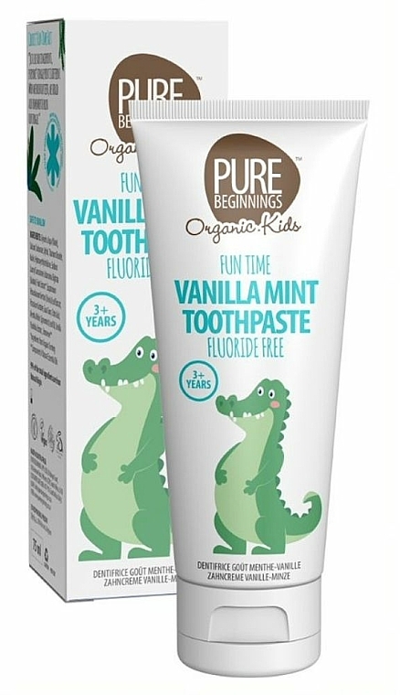 Pasta do zębów z ksylitolem dla dzieci Mięta i wanilia - Pure Beginnings Organic Kids Vanilla Mint Toothpaste With Xylitol